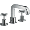 Hansgrohe AXOR Citterio Set de finition pour robinet de baignoire sur gorge 3 trous avec poignées croix et projection bec 19cm chrome SW241670 Hansgrohe AXOR Citterio Set de finition pour robinet de baignoire sur gorge 3 trous avec poignées croix et projection bec 19cm chrome SW241670