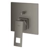 Grohe Eurocube Pièce de garniture pour robinets de baignoire encastrés avec inverseur Graphite dur brossé SW523744 Grohe Eurocube Pièce de garniture pour robinets de baignoire encastrés avec inverseur Graphite dur brossé SW523744
