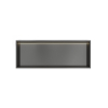 Hotbath &MORE Boîte d'encastrement ou niche encastrée - 30x80x10 - avec LED IP44 - Gunmetal brossé PVD SW1246629