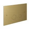 Hotbath Cobber bedieningspaneel geschikt voor Geberit UP320 geborsteld messing (goud) PVD SW230309 Hotbath Cobber bedieningspaneel geschikt voor Geberit UP320 geborsteld messing (goud) PVD SW230309
