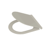 Xenz Gio abattant WC - forme D - fin - softclose - déclipsable - sable mat (beige) SW1153332