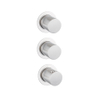 Fortifura Nebbio Inbouwthermostaatkraan - 2 functies - uit te breiden naar - 3 of - 4 functies - PVD - geborsteld RVS SW1417138