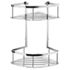 Smedbo Sideline design hoekdraadkorf dubbel chroom SW542699 Smedbo Sideline design hoekdraadkorf dubbel chroom SW542699
