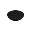 INK Jazz grand vasque - 40x40x12cm - 0 trou de robinet - Quartz noir SW68613