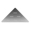 LoooX Corner Shelf hoekplanchet 30x22cm geschikt voor in doucheruimte RVS geborsteld SW47068 LoooX Corner Shelf hoekplanchet 30x22cm geschikt voor in doucheruimte RVS geborsteld SW47068