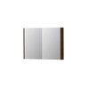 INK SPK2 armoire de toilette – 100 x 74 x 14 cm – 2 portes, portes-miroir double face – Chêne Cuivre SW353333
