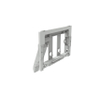 scharnierende achterplaat tbv Qeramiq Push (metal) drukplaat met invoer - passend voor Geberit UP320 TWEEDEKANS OUT13873