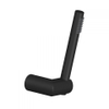 Xenz Cinca ensemble de douche - avec douchette stick - 1 jet - avec support mural - noir mat SW105557