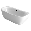 Xenz dion duobath 180x80x60 blanc avec kit de vidange et trop-plein combiné chromé SW381685 Xenz dion duobath 180x80x60 blanc avec kit de vidange et trop-plein combiné chromé SW381685