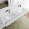 MONDIAZ LAGOM 170cm badmeubel solid surface urban 2 lades Wastafel cloud dubbel zonder kraangat SW409286 MONDIAZ LAGOM 170cm badmeubel solid surface urban 2 lades Wastafel cloud dubbel zonder kraangat SW409286