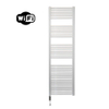 Sanicare HVW Elektrische Radiator - 172x45cm - 920W - wifi - thermostaat - chroom - linksonder - wit SW1185614