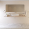 Ideavit Solidcliff-70 opbouw wastafel 70x35x12,5cm Solidsurface mat wit SW303629