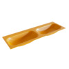 Mondiaz BIG small Ocher solid surface inbouw wastafel 130cm dubbel SW430986 Mondiaz BIG small Ocher solid surface inbouw wastafel 130cm dubbel SW430986