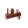 Xellanz Minimal robinet d'arrêt d'angle 1/2" x 3/8" ou raccord à compression 10 mm bronze cuivre brossé PVD SW863133
