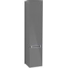 Villeroy en Boch Subway 2.0 hoge kast 35x165x37cm links inclusief 2 deuren grey 1024335 Villeroy en Boch Subway 2.0 hoge kast 35x165x37cm links inclusief 2 deuren grey 1024335
