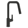 Grohe Start QuickFix Keukenkraan - met uittrekbare handdouche - met dual spray - voorsprong 22.1cm - matte black (mat zwart) SW1028176