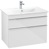 Villeroy & Boch Venticello meuble sous-lavabo - 75.3x59cm - 2x tiroir blanc glossy GA51770