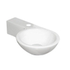 Best Design Class lave-mains 38x23x9,5cm avec 1 trou de robinet à gauche blanc SW9982