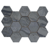 Terravito Ivello wandtegel - 32.5x22.5cm - Natuursteen look - Dark gepolijst (zwart) SW1119953