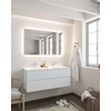 Mondiaz VICA ensemble de meuble de salle de bain - 120cm - meuble sous-vasque argile - 2 tiroirs - lavabo nuage double - 2 trous de robinet - version XL 60cm de haut SW1090706