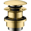 Hansgrohe Afvoerplug - 1 1/4" klikwaste - voor wastafel- en bidetmengkranen - goud SW528911