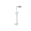 Adema Alcedo regendoucheset met thermostaat hoofddouche staaf handdouche vierkant chroom SW377826 Adema Alcedo regendoucheset met thermostaat hoofddouche staaf handdouche vierkant chroom SW377826
