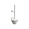 Clou Slim ensemble porte-balai de WC 13,2x37cm inox brossé SW9732