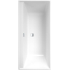Villeroy & Boch Collaro baignoire rectangulaire 160x75cm - avec vidage de baignoire chromé blanc SW354255