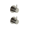 Hotbath Cobber Partie apparente - inverseur 2 voies - Nickel brossé SW1117859