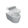 Geberit Aquaclean Tuma Ensemble WC-douche - Icon toilette - évacuation verticale - sans bride - avec abattant confort - sèche-cheveux - douchette intime - extraction des odeurs - kit de raccordement d'eau - blanc brillant SW1477957
