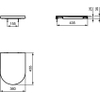 Ideal standard Blend abattant WC avec couvercle softclose blanc SW523539