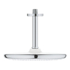 Grohe Tempesta 250 Hoofddouche - 25cm - 1 straalsoort - plafondarm 14.2cm - chroom/ - wit SW490429