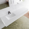 MONDIAZ LAGOM 180cm badmeubel solid surface talc 2 lades Wastafel cloud links 1 kraangat SW408964 MONDIAZ LAGOM 180cm badmeubel solid surface talc 2 lades Wastafel cloud links 1 kraangat SW408964