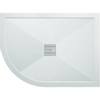 Crosswater Showertray douchebak 120x80x2,5cm kwartrond offset links wit SW21527 Crosswater Showertray douchebak 120x80x2,5cm kwartrond offset links wit SW21527