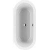Villeroy en boch Loop en friends bad 180x80cm met ovale binnenvorm wit SW28654 Villeroy en boch Loop en friends bad 180x80cm met ovale binnenvorm wit SW28654