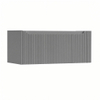 H&R Badmeubelen Juice Wastafelonderkast - 100x45x40cm - rechterhoek afgerond - 3D-front - 1 lade - geïntegreerde greep - stone grey mat SW1259675