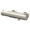 IVY Bond Mitigeur de baignoire thermostatique apparent - Cooltouch - bec cascade - Nickel brossé PVD SW1031137
