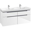 Villeroy & boch Subway 2.0 wastafelonderkast 128.7x59x44.9cm glossy white SW118776 Villeroy & boch Subway 2.0 wastafelonderkast 128.7x59x44.9cm glossy white SW118776