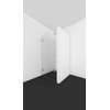 Van Rijn Products ST01 Nisdeur 198.8x69.4cm 8mm helder Clearglas voor nis 70cm zwart beslag SW405629 Van Rijn Products ST01 Nisdeur 198.8x69.4cm 8mm helder Clearglas voor nis 70cm zwart beslag SW405629