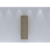 H&R badmeubelen Juice Hoge Kast - 40x35x130cm - met ronde hoeken - 3D-front - 1 deur - rechtsdraaiend - french oak SW875722