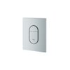 Grohe Arena Cosmopolitan wc bedieningsplaat verticaal mat chroom 0729241 Grohe Arena Cosmopolitan wc bedieningsplaat verticaal mat chroom 0729241