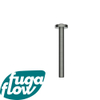 FugaFlow Eccelente Sobrado Bras de douche plafond Rond 20cm Inox brossé SW1123292