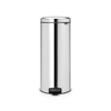 Brabantia NewIcon Pedaalemmer - 30 liter - kunststof binnenemmer - brilliant steel SW1117484