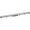 Hansgrohe RainDrain Match Caniveau de douche - 100cm - cadre réglable en hauteur - brushed stainless steel SW1590421