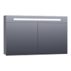 Saniclass 2.0 spiegelkast 120x70x15cm verlichting geintegreerd rechthoek 2 draaideuren Hoogglans Grijs MDF SW371667 Saniclass 2.0 spiegelkast 120x70x15cm verlichting geintegreerd rechthoek 2 draaideuren Hoogglans Grijs MDF SW371667