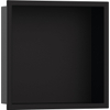 Hansgrohe XtraStoris Original Inbouw Nis - 30x30x7cm - frame - mat zwart SW1590461