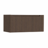 H&R Badmeubelen Juice Meuble sous vasque - 100x45x40cm - angle droit arrondi - 1 tiroir - poignée intégrée - coffee SW1489097