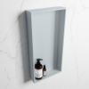 Mondiaz Easy nis 29.5x59.5x8cm - inbouw/opbouw - 1 open vak - Solid surface - Clay SW643665