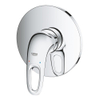 Grohe Eurostyle New Mitigeur thermostatique encastré - 1 bouton - sans inverseur - poignée ouverte - chrome SW236941