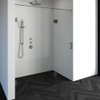 Saniclass Create douchedeur 170x200cm 2-delig profielloos met antikalk en 8mm veiligheidsglas geborsteld RVS SW223798 Saniclass Create douchedeur 170x200cm 2-delig profielloos met antikalk en 8mm veiligheidsglas geborsteld RVS SW223798
